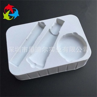 白色化妝品吸塑內托 白色化妝品吸塑內托